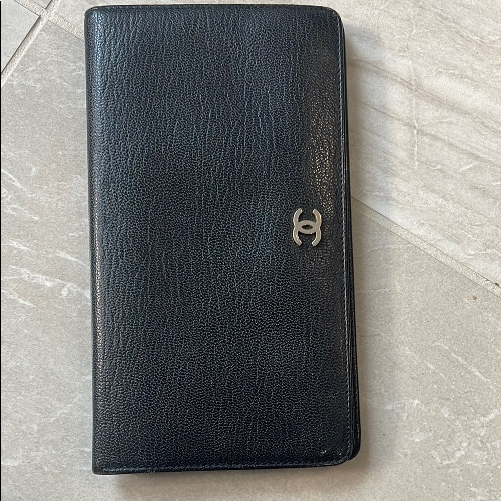Chanel Black Leather Wallet